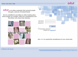 Orkut (2004): a primeira rede social de massa no Brasil, com comunidades e depoimentos.