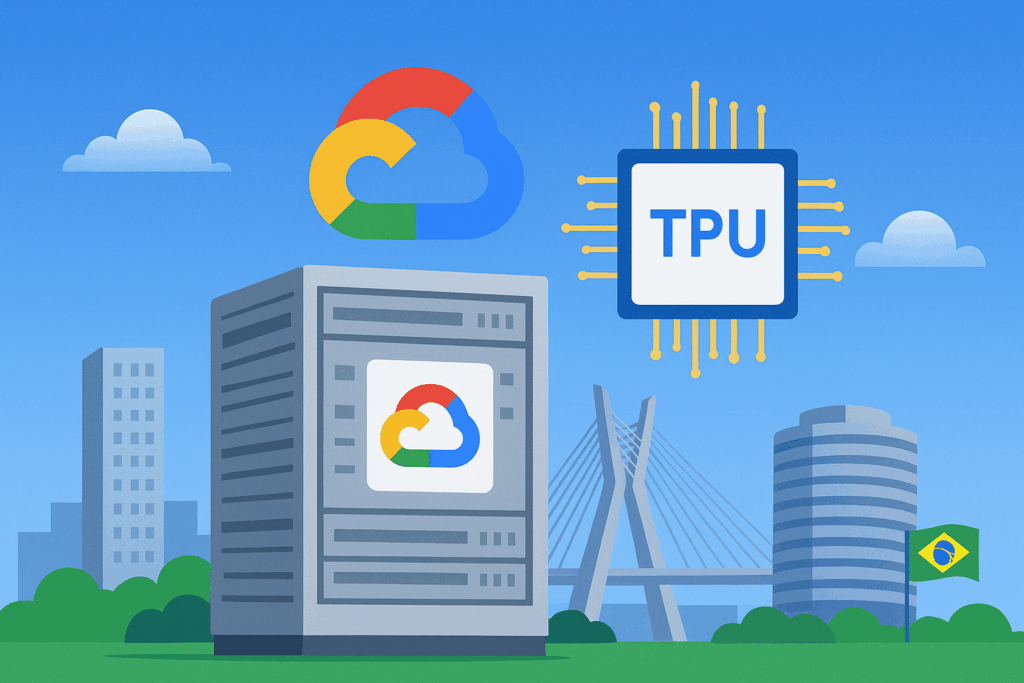 Google Cloud traz chips de IA ao Brasil e transforma infraestrutura de IA corporativa